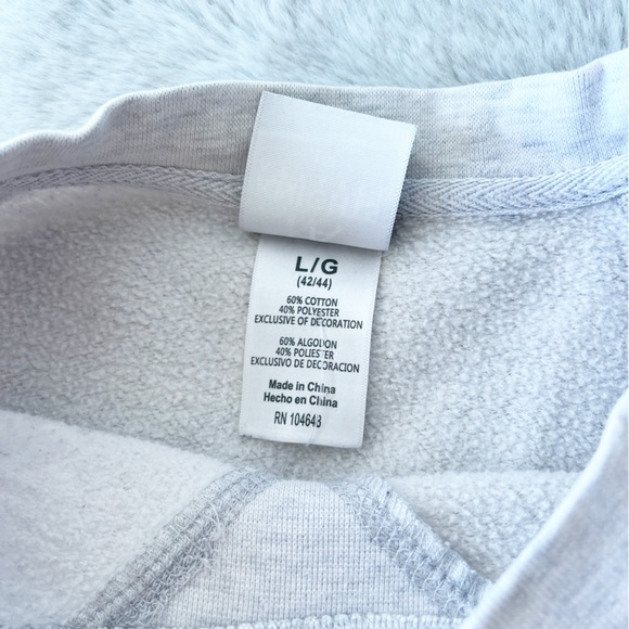 VINTAGE Florida Gators Light Grey Crewneck Sweatshirt Size Large - Picture 3 of 6